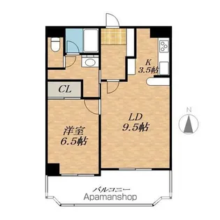 NCウイング5【7階】の間取り