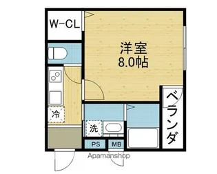 フジパレス深江橋南Ⅱ番館【1階】の間取り