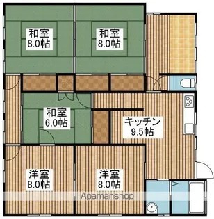 関屋駅寿ハイツ【1F号室】の間取り
