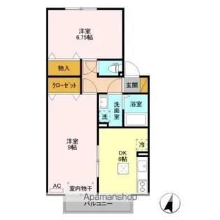 コート花水木【1階】の間取り