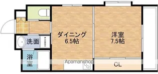 クリスタルコート江坂【2階】の間取り