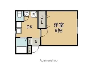 カーサ宮町【2階】の間取り