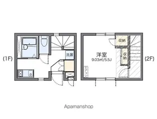 レオネクスト松ノ木【1階】の間取り