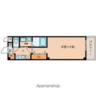 つつみ館【202号室号室】の間取り