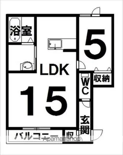 OWLⅠ(アウル ワン)【307号室】の間取り