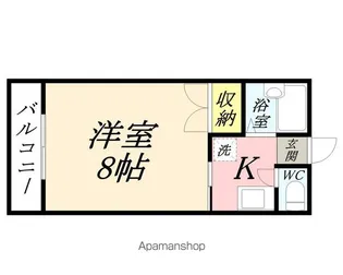 セントフォレスト下中野A【3階】の間取り
