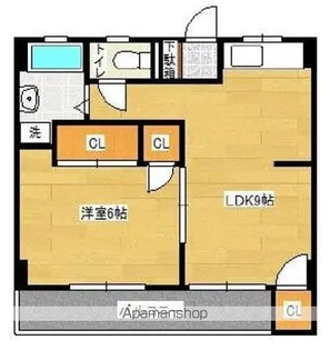 栄ビル県庁前【5階】の間取り