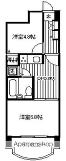 ライオンズマンション山吹町【7階】の間取り