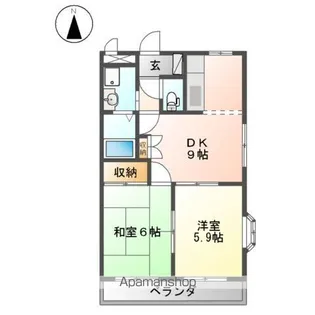 エクセルコート【1階】の間取り