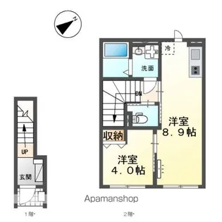 ル・レスト池田【2階】の間取り