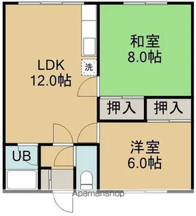 ラ・ネージュラパン【3階】の間取り