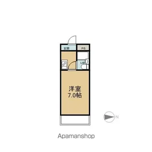 コーポIMAEDA【2階】の間取り