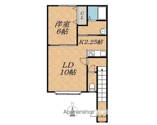 CASA LUNA【2階】の間取り