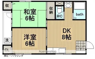 木田ビル【3階】の間取り