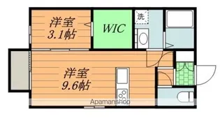 キャピタル・クー【201号室】の間取り