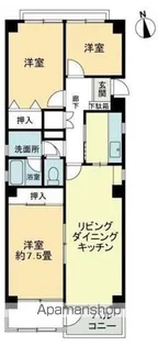 サンハイツ22【2階】の間取り