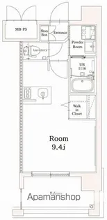 エンクレスト香椎駅前【6階】の間取り