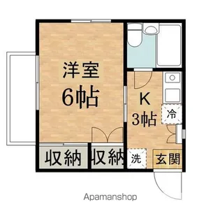 東京都日野市高幡【アパート】の間取り