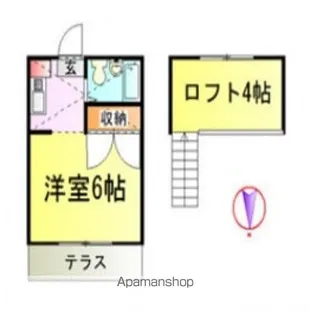 S・A・C西八王子【203号室号室】の間取り