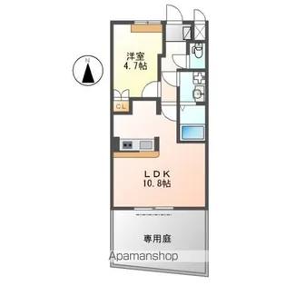モン・ロワジール【1階】の間取り