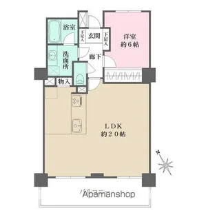 ライオンズタワー池袋【8階】の間取り