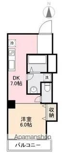 サニーハイツ松島【3階】の間取り