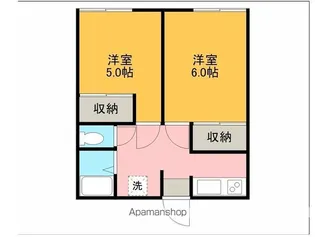 フェアステージリバーサイドⅢ【106号室】の間取り