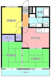 コーポ自由が丘【1C号室】の間取り