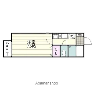 サニーコート東谷山【203号室】の間取り