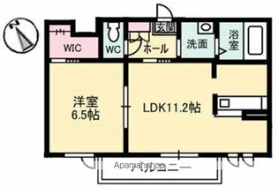 レフィナード平和通り【3階】の間取り