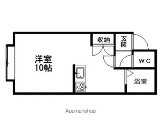 ローヤルハイツ文京台【205号室】の間取り