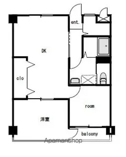 オックスフォードサーカス松山IC Ⅱ【246号室】の間取り