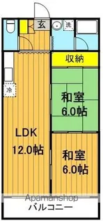 サンエスビル【2階】の間取り