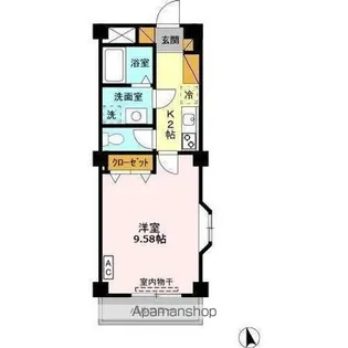 プレミアムスクエア松戸【3階】の間取り