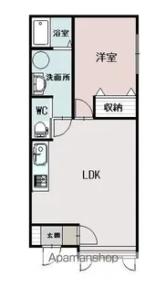 メゾン寿【202号室】の間取り