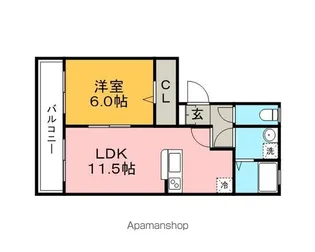 カトレアコート【2階】の間取り