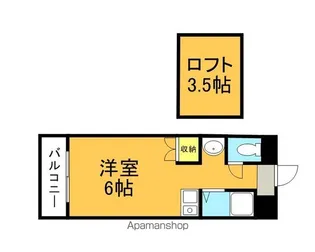 プレシャス生の松原【406号室】の間取り