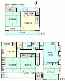 一戸建【1階】の間取り