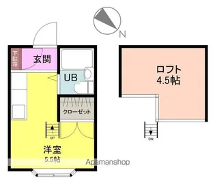 ライフピア東石岡A【203号室】の間取り