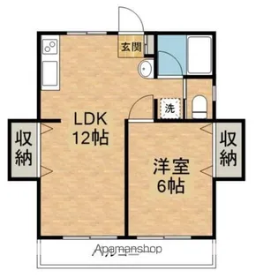 コーポサニー【2階】の間取り