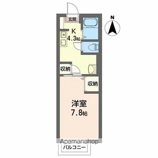 ドリーム・メゾン萩【1階】の間取り