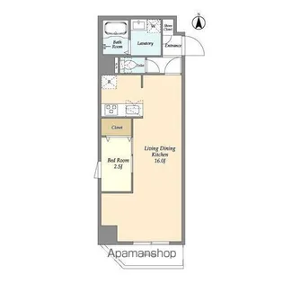 アルファコート谷在家【11階】の間取り