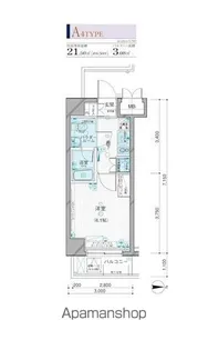 メインステージ錦糸町【8階】の間取り