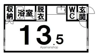 クレスハイツ【1階】の間取り