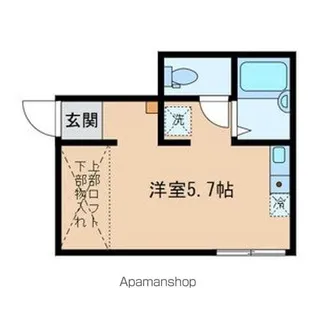 シャンブル大泉学園【106号室号室】の間取り