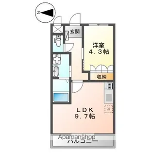 アンジュ【1階】の間取り