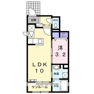 グラシオ【1階】の間取り