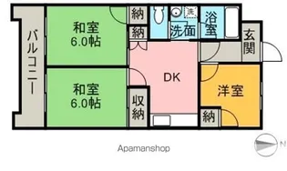 パソナⅤ・Ⅵ【2階】の間取り