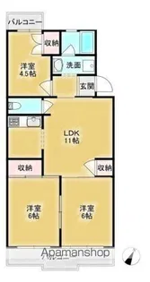 ローレルマンション21【102号室号室】の間取り