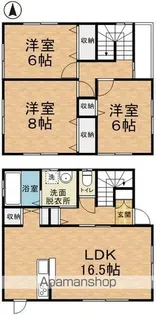 長野県松本市沢村2丁目【一戸建】の間取り